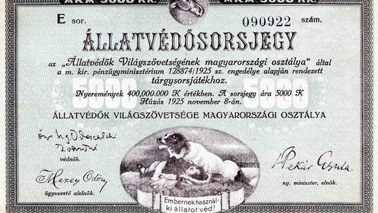 Az állatvédők még ekkoriban az emberrel kampányoltak. Ajánlókép